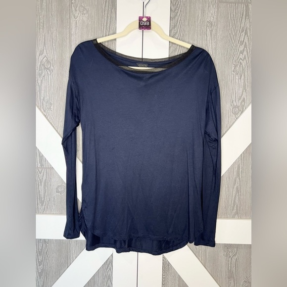 Ann Taylor Tops - 098. Ann Taylor Casual Top mesh collar Small S